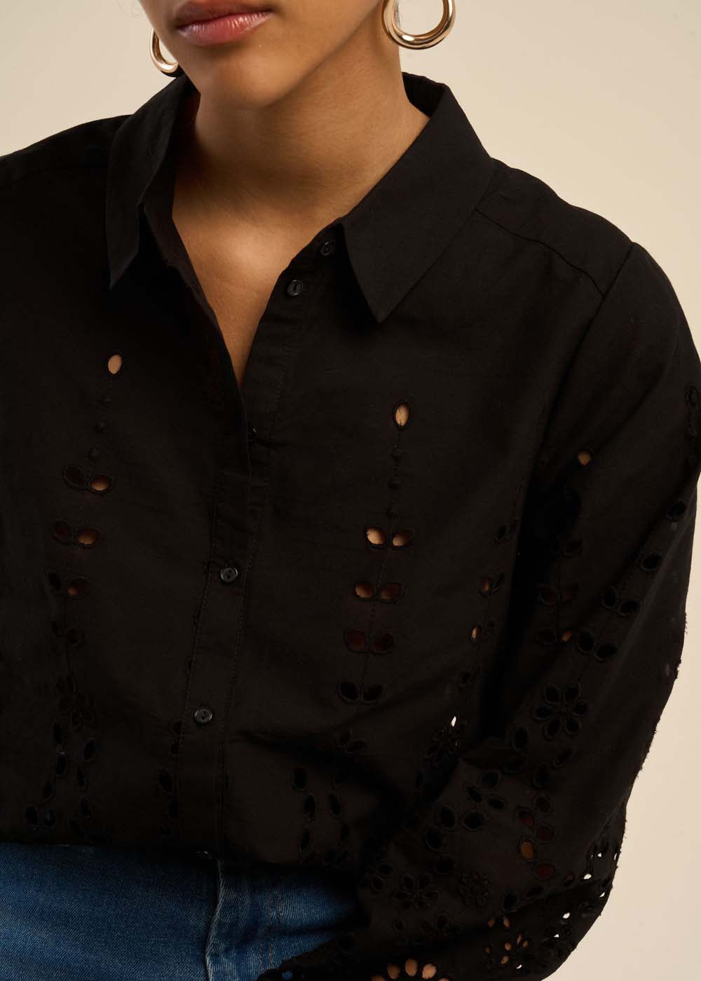 COBALY Chemise avec broderie anglaise - 2 - Sud Express - Sud Express