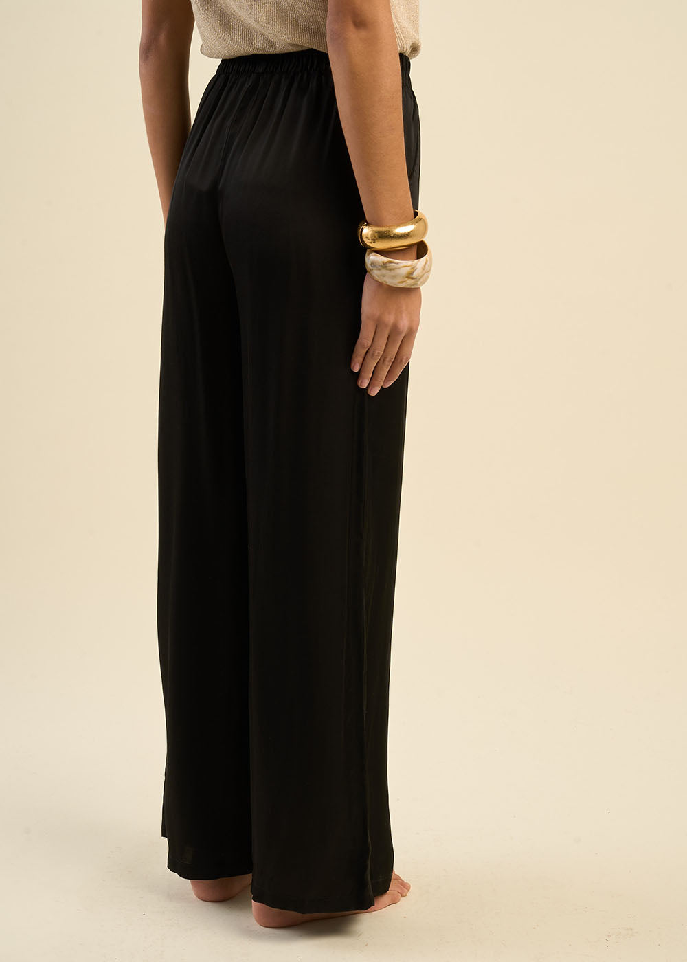 PAROCKYX Pantalon large en satin - 4 - Sud Express - Sud Express