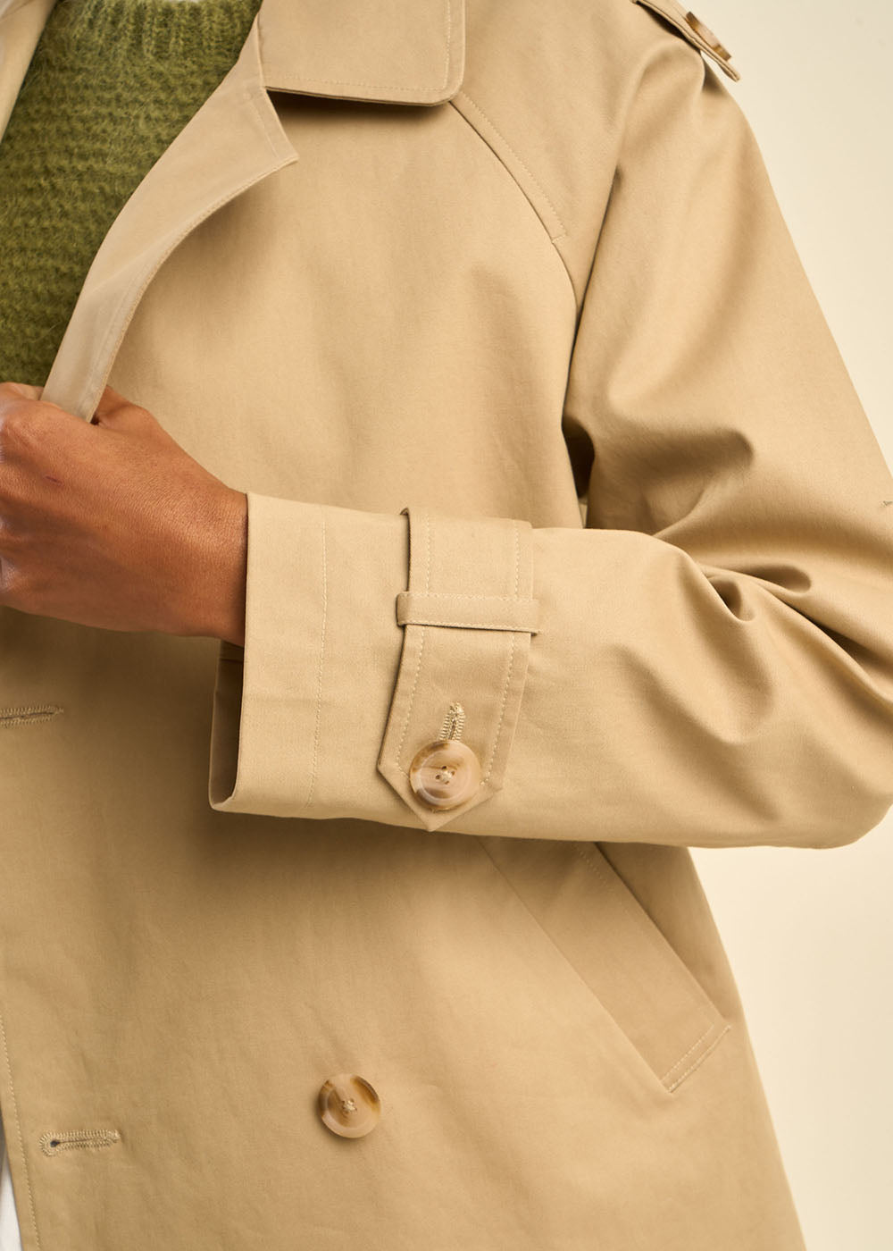 VANELO Trench court à double boutonnage - 2 - Sud Express - Sud Express