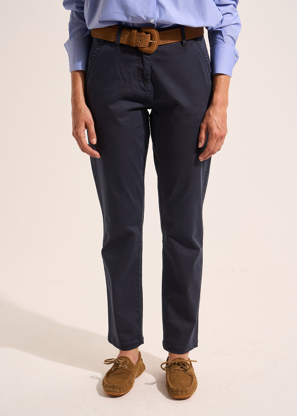 PAKUMI Pantalon chino taille basse - 2 - Sud Express - Sud Express