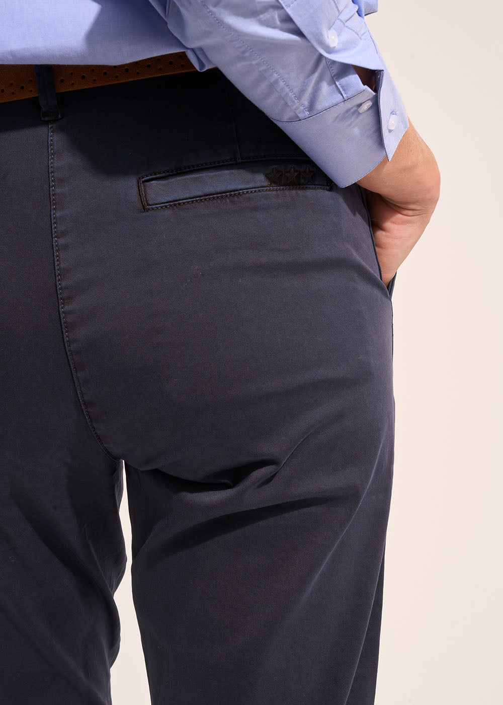 Pantalon chino taille basse - Sud Express - 5 - Sud Express