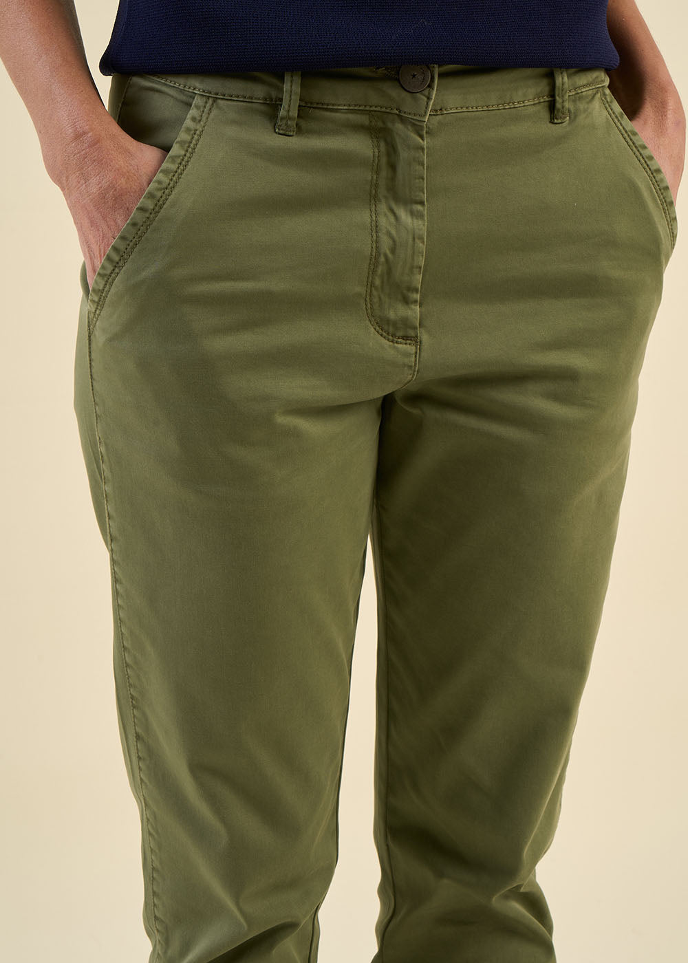 PAKUMI Pantalon chino taille basse - 2 - Sud Express - Sud Express
