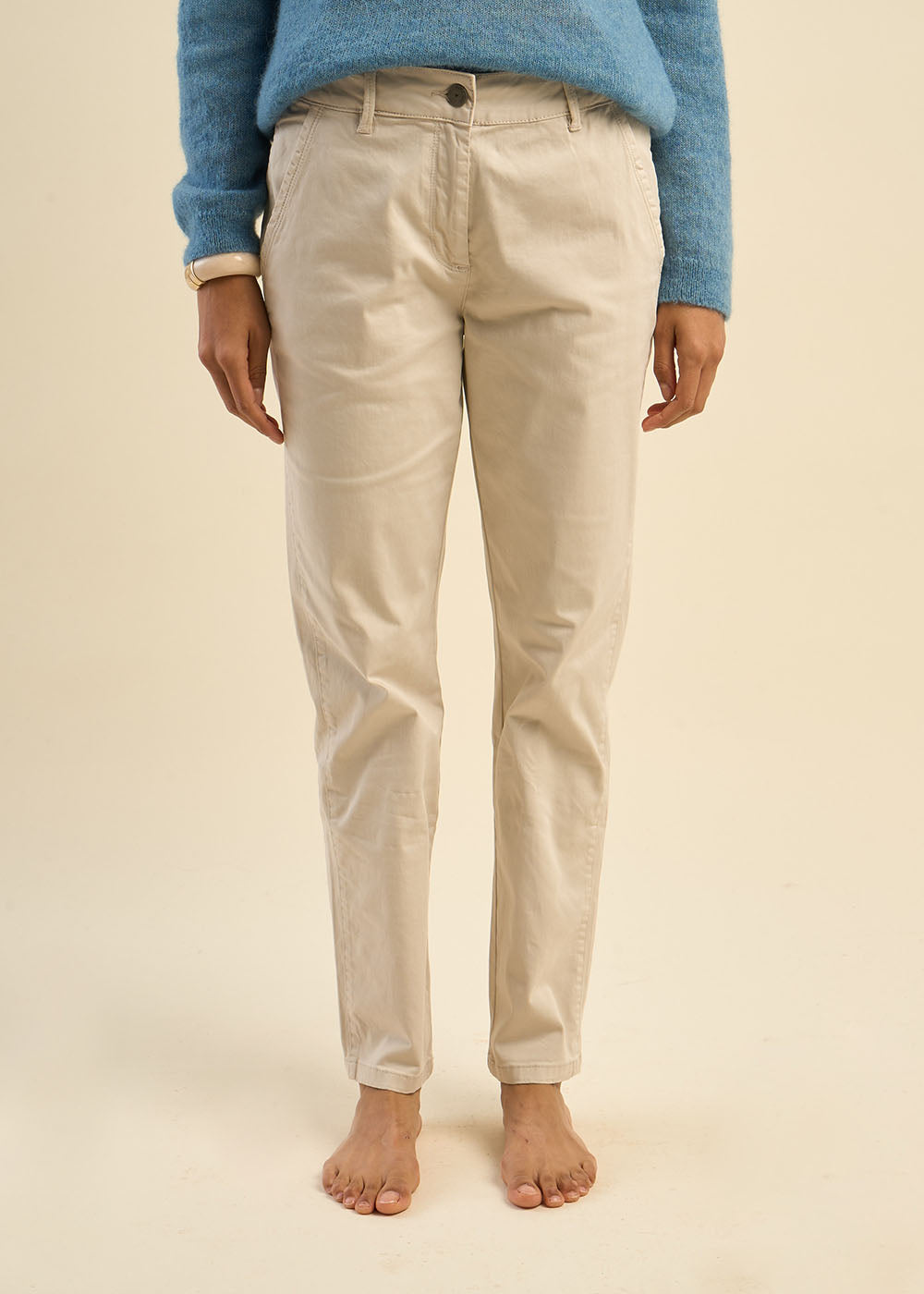 PAKUMI Pantalon chino taille basse - 2 - Sud Express - Sud Express