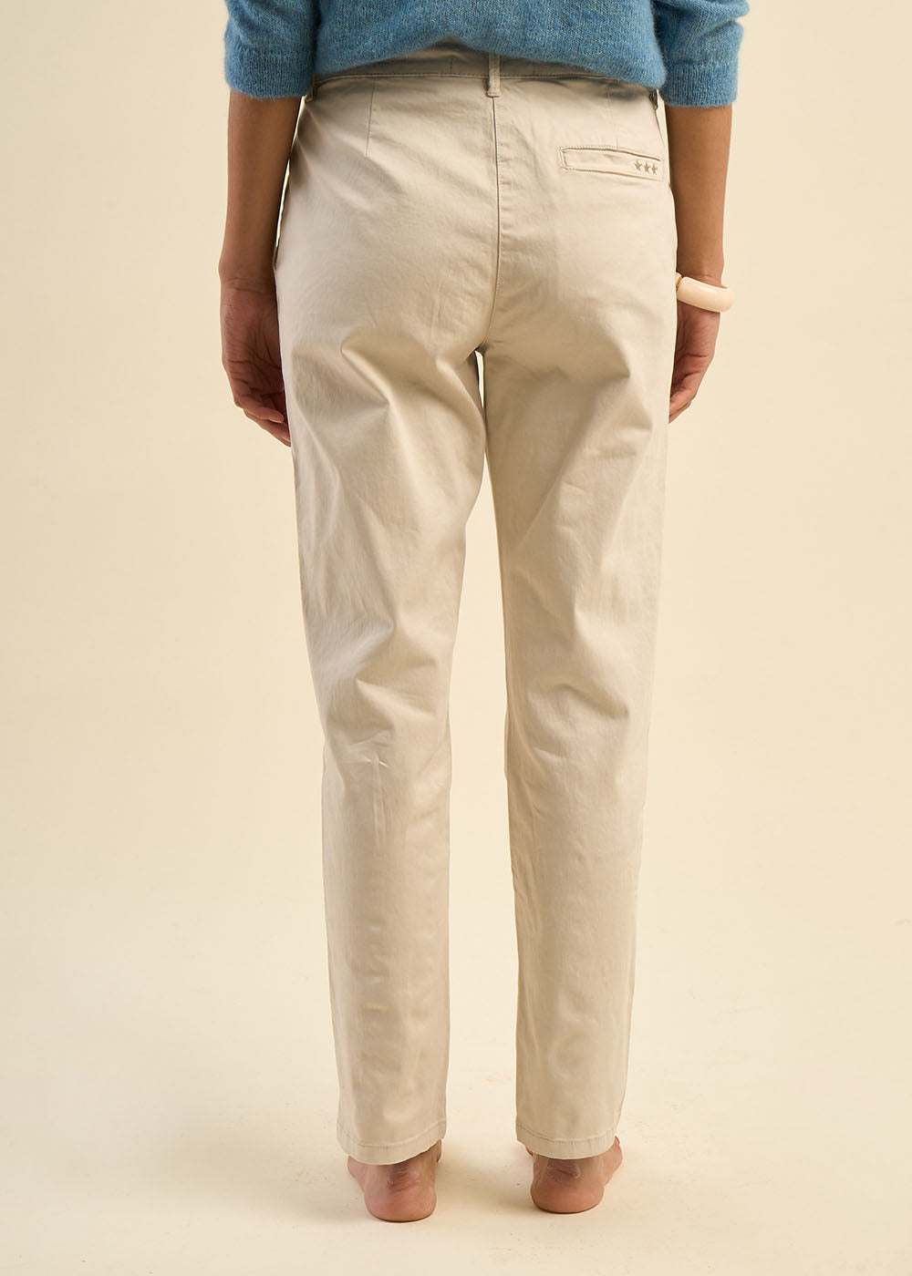 Pantalon chino taille basse - Sud Express - 3 - Sud Express