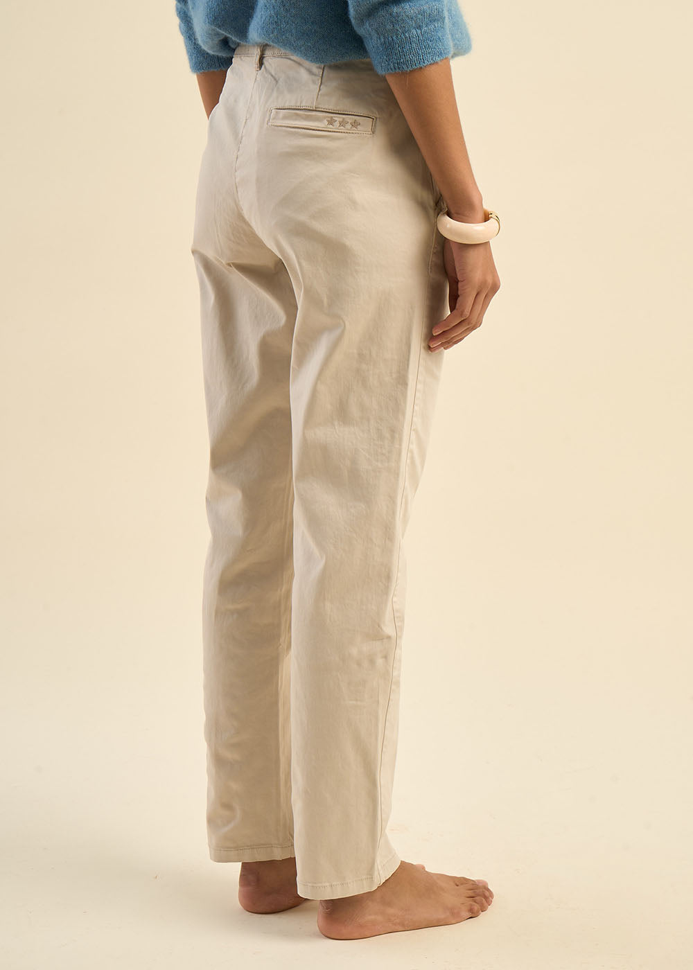 Pantalon chino taille basse - Sud Express - 7 - Sud Express