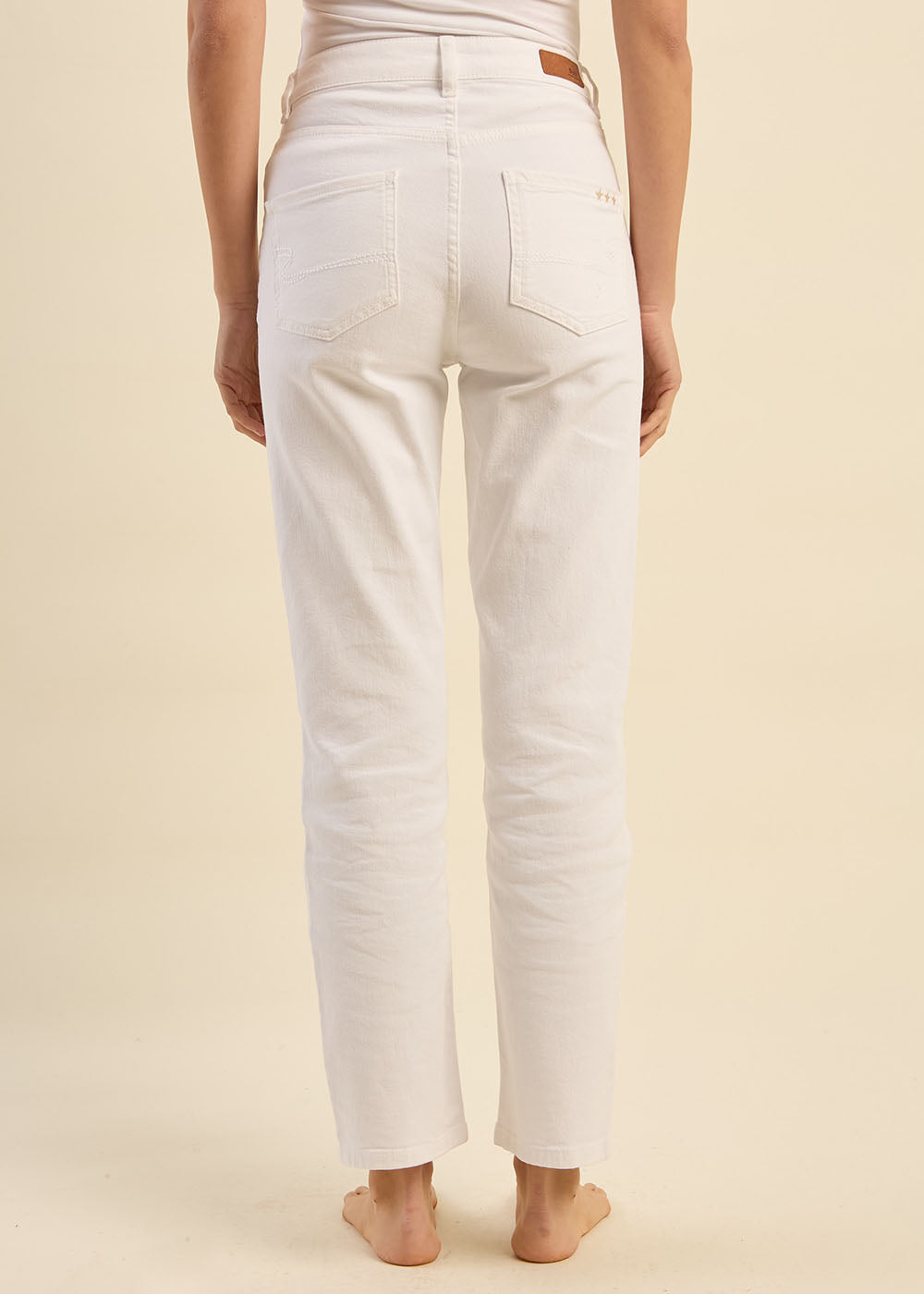 DEBBY Jean droit taille haute cinq poches - 3 - Sud Express - Sud Express