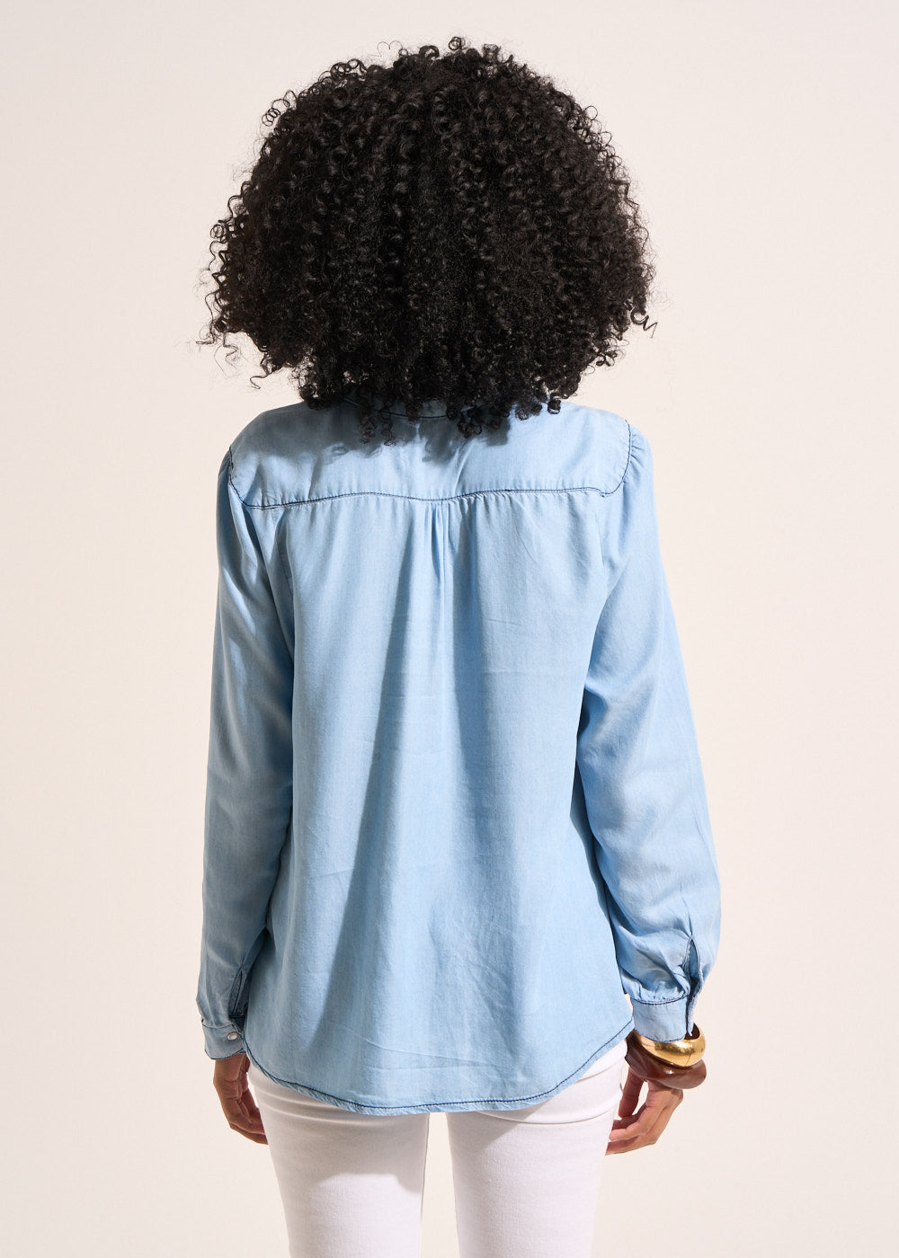 BONNY Blouse denim - 3 - Sud Express - Sud Express