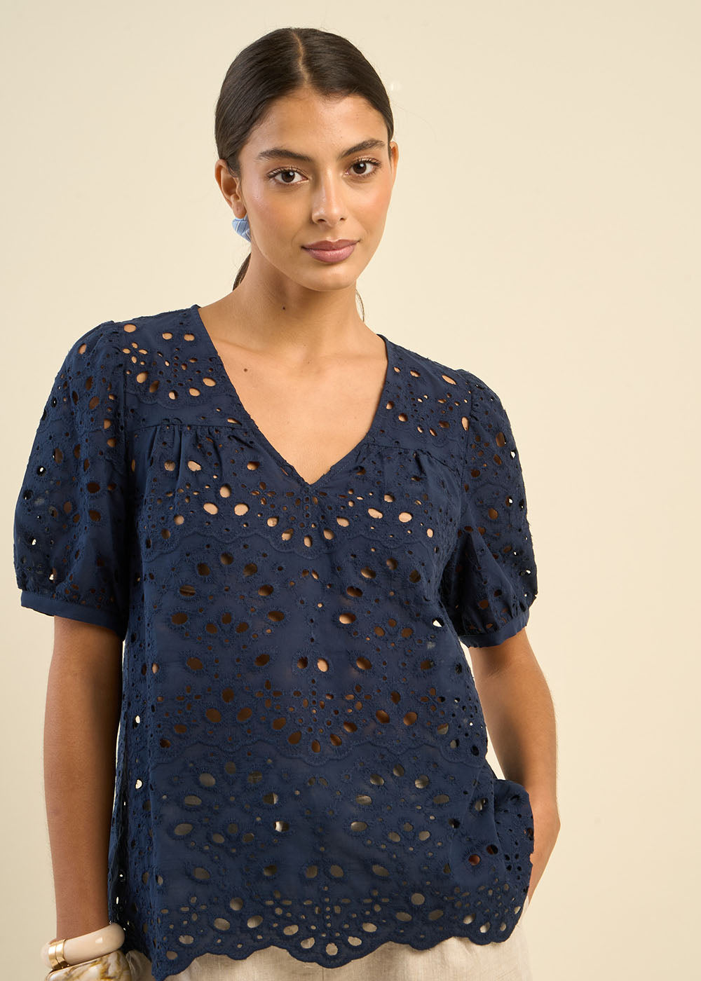 TALISA Top broderie anglaise - 2 - Sud Express - Sud Express