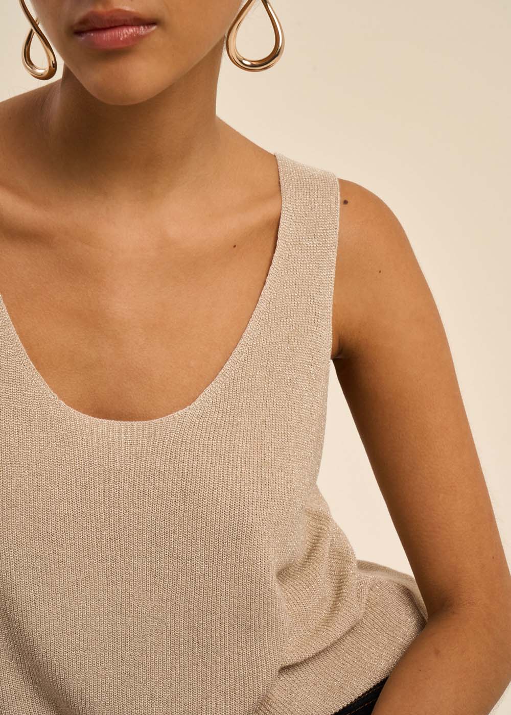 DIBBA Débardeur en maille scintillante - 2 - Sud Express - Sud Express