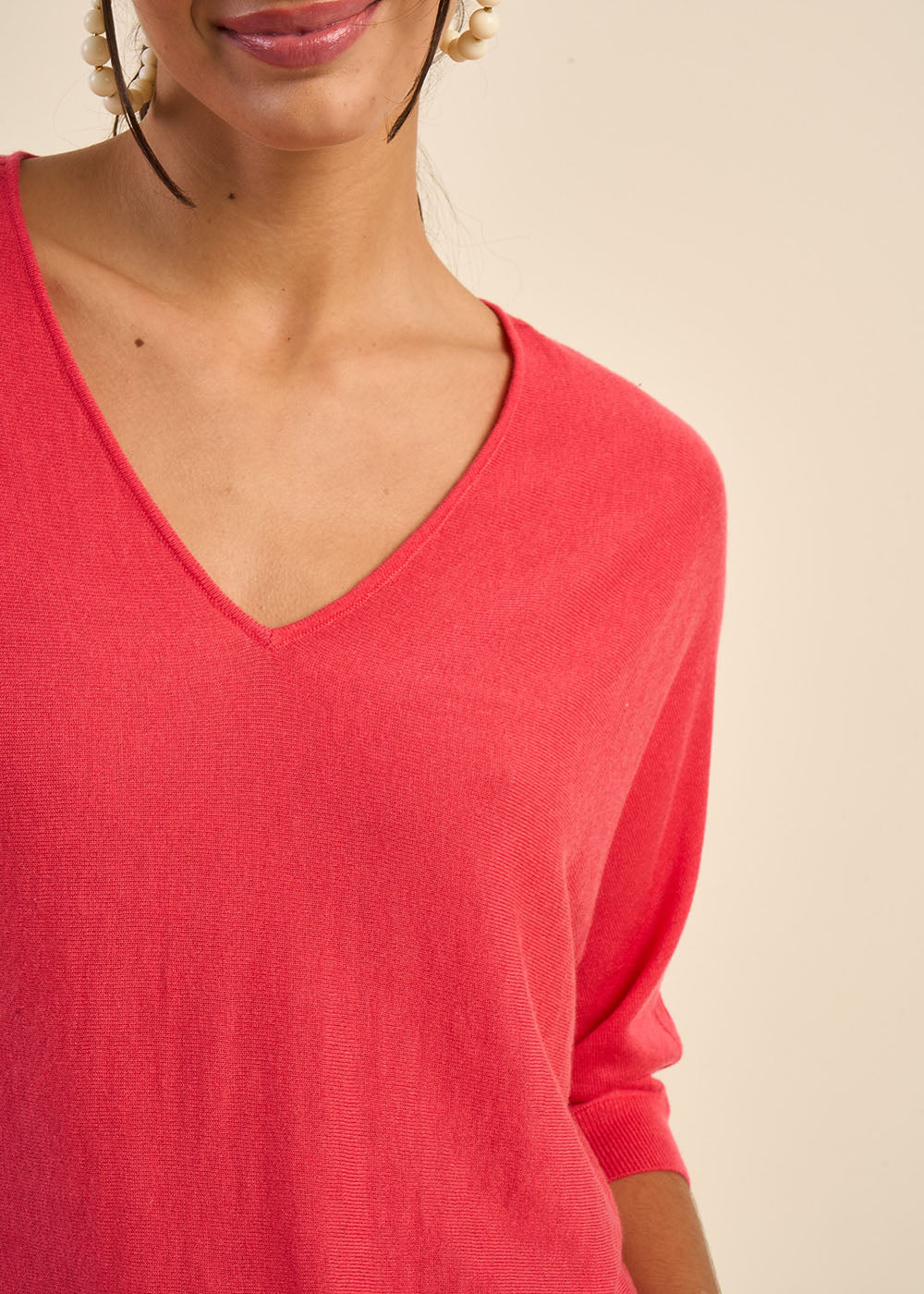 MARILOUIS Pull oversize manches chauves souris - 2 - Sud Express - Sud Express