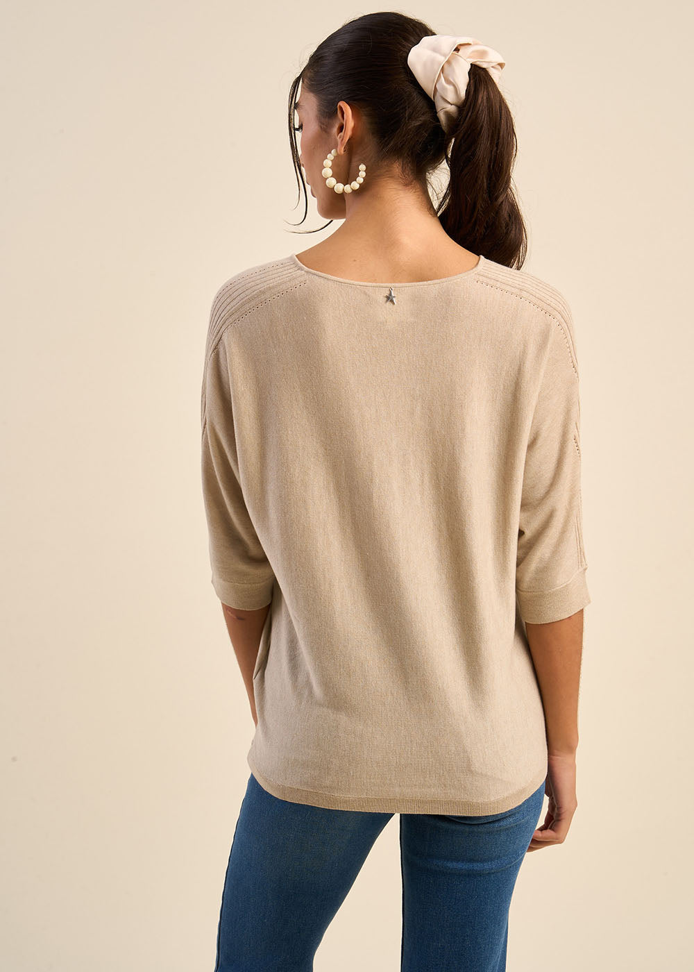 MARILOUIS Pull oversize manches chauves souris - 3 - Sud Express - Sud Express