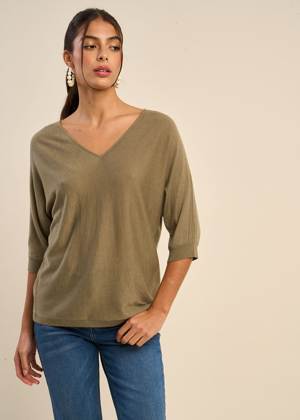 Pull oversize manches chauves souris - Sud Express - 5 - Sud Express