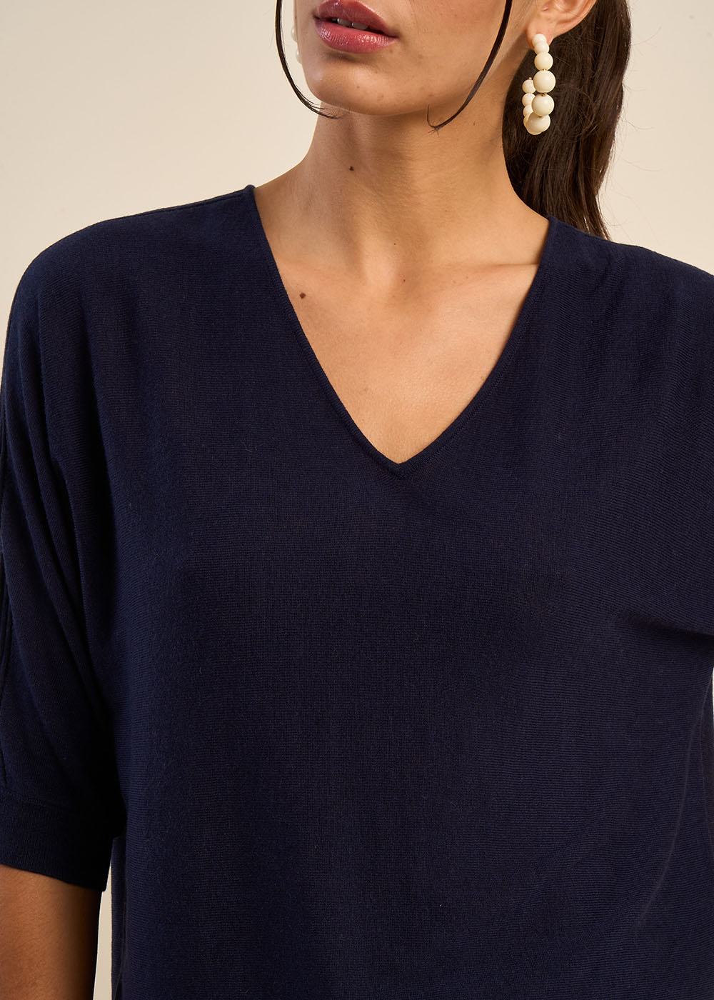 MARILOUIS Pull oversize manches chauves souris - 2 - Sud Express - Sud Express