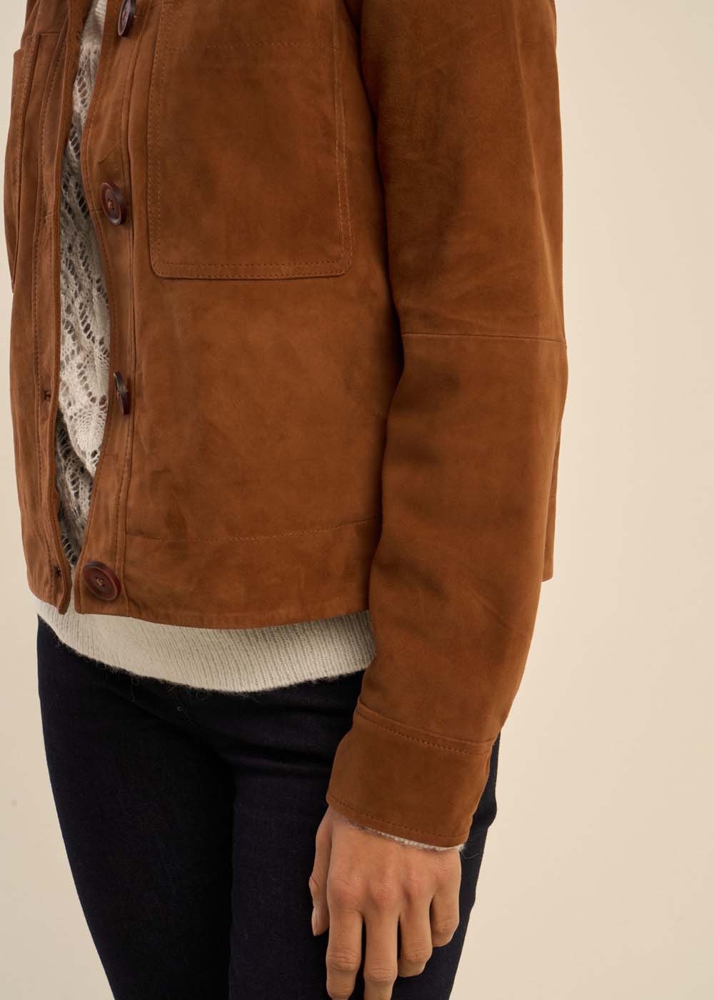 VUA Veste surchemise en suede - 4 - Sud Express - Sud Express