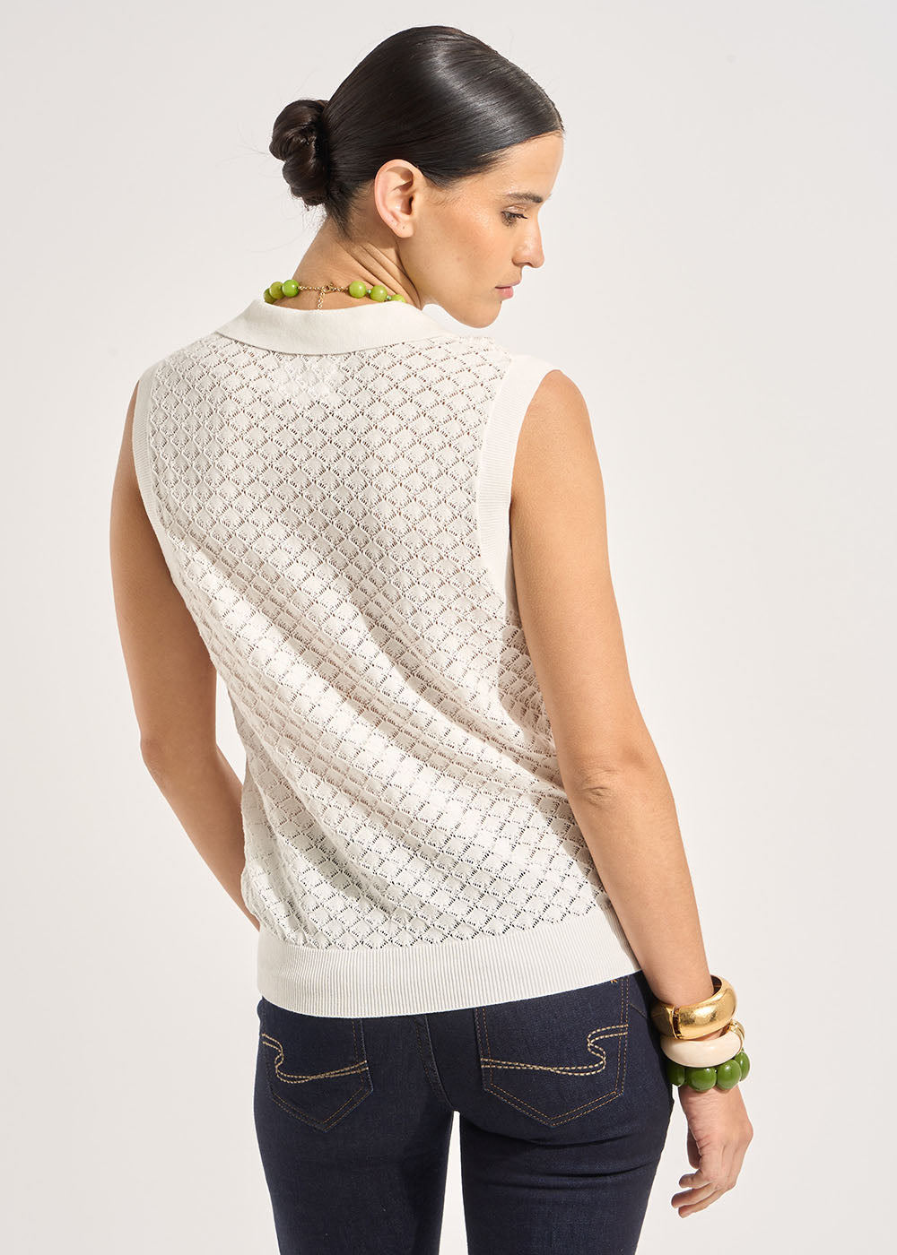 MERRY Polo sans manches en coton - 3 - Sud Express - Sud Express