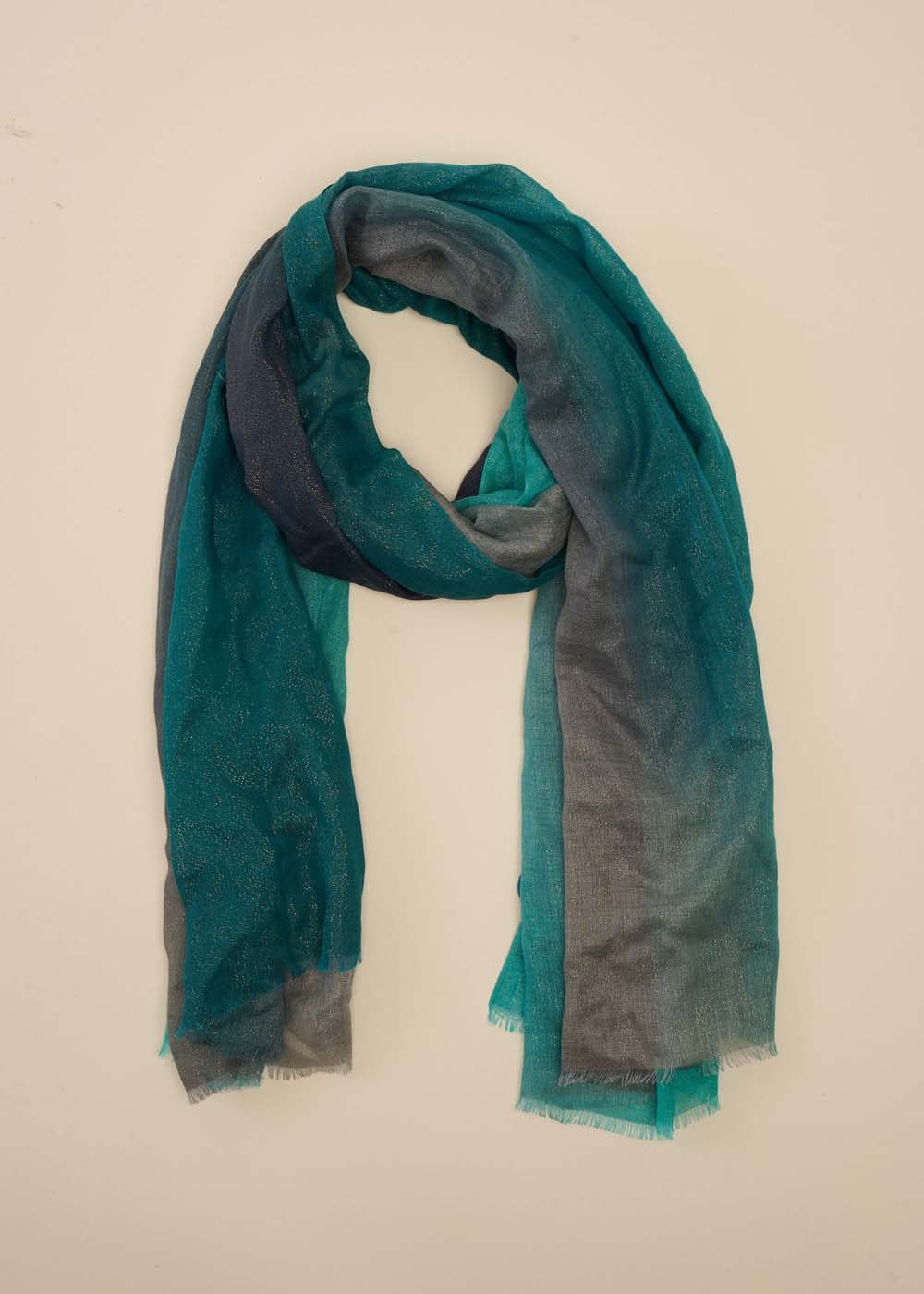 ELVISA Foulard dégradé avec paillettes - 2 - Sud Express - Sud Express