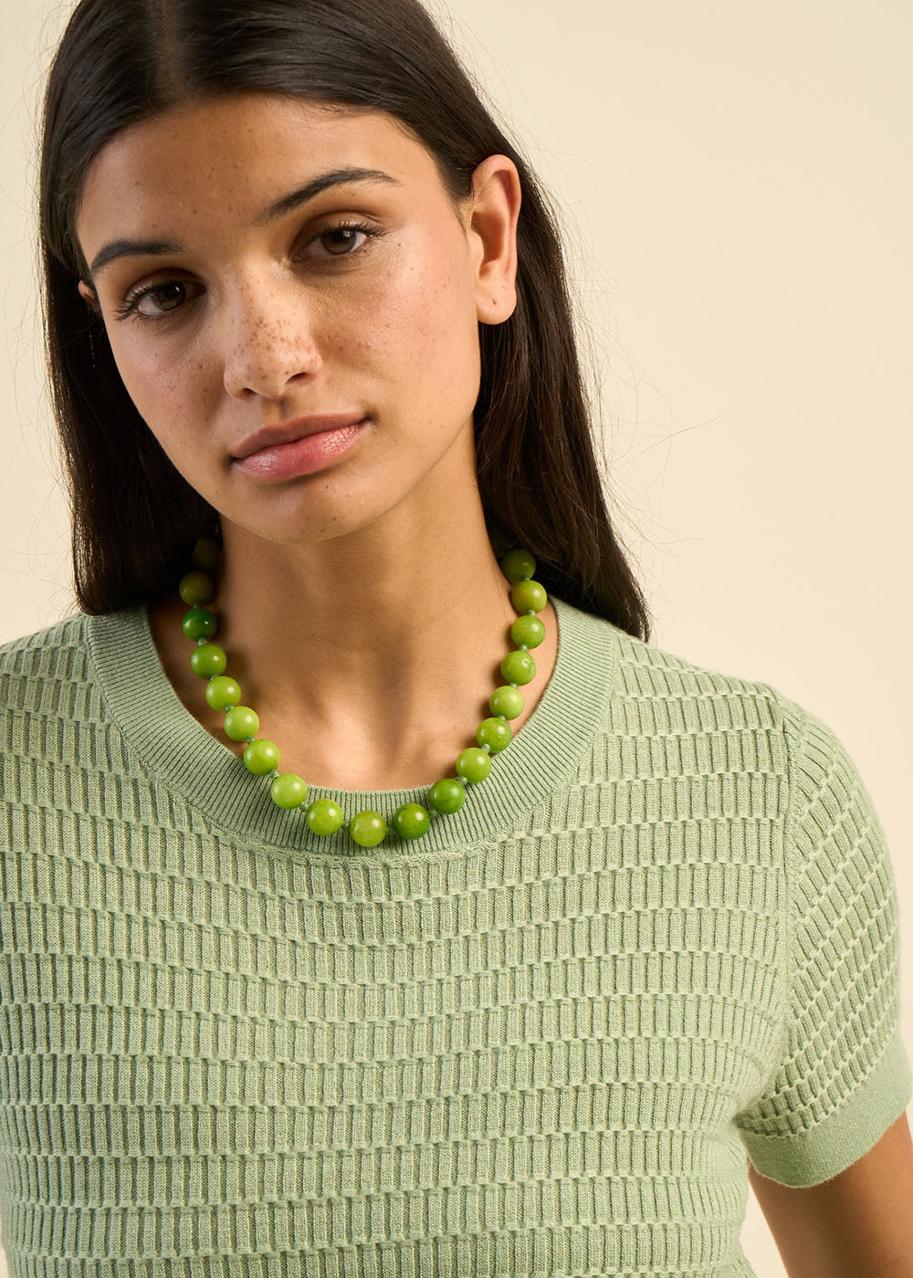 Pull manches courtes à jeu de points - Sud Express - 1 - Sud Express