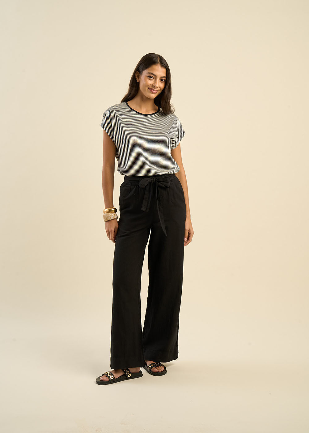PASTELA Pantalon jambe large - 1 - Sud Express - Sud Express