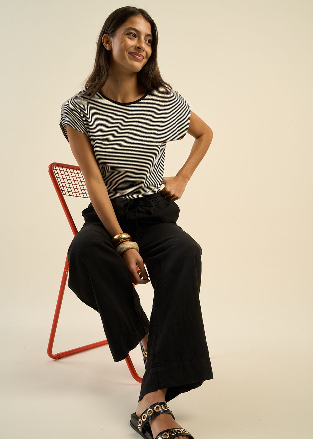 Pantalon jambe large - Sud Express - 6 - Sud Express