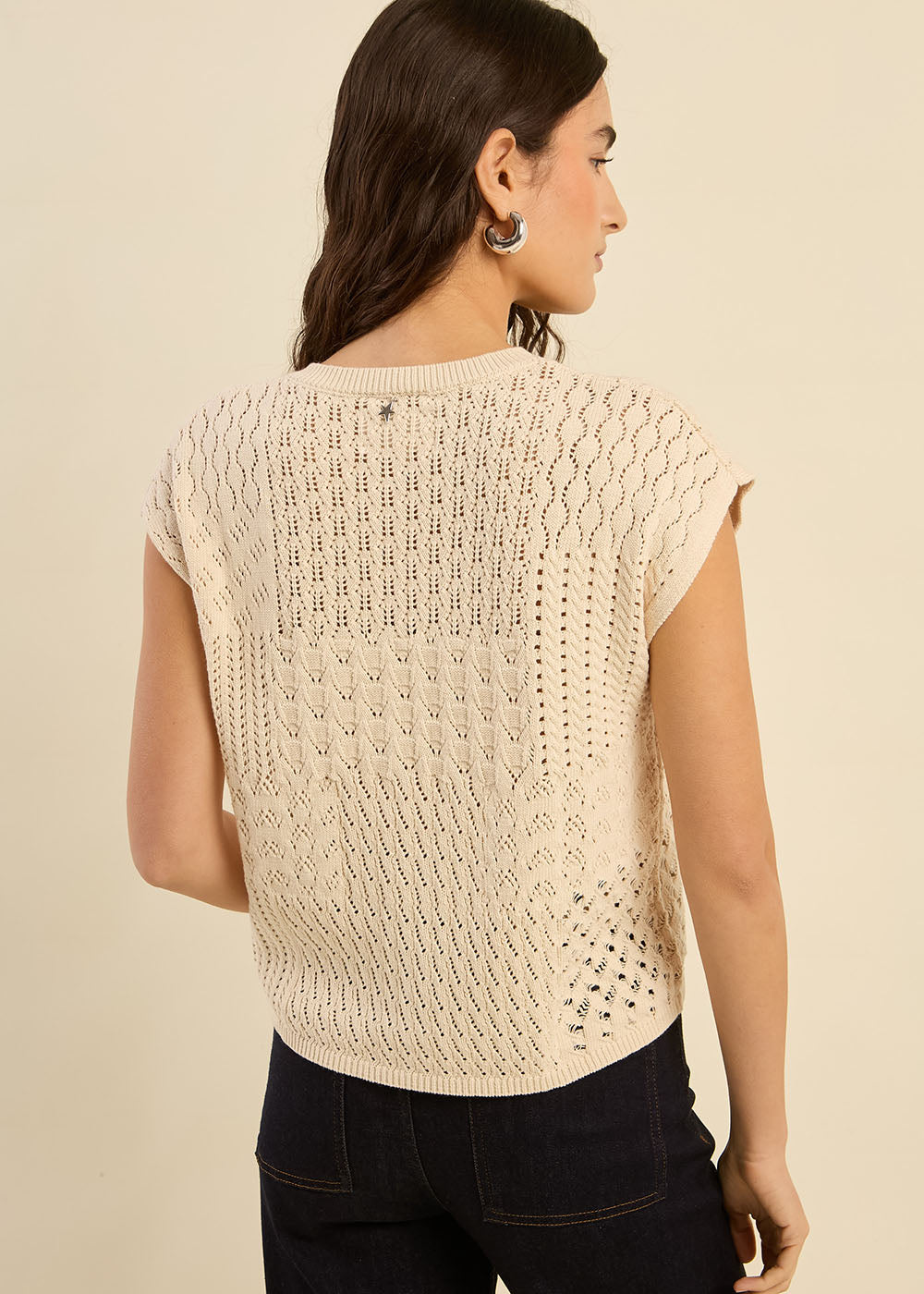 GIMY Gilet en crochet fantaisie - 3 - Sud Express - Sud Express