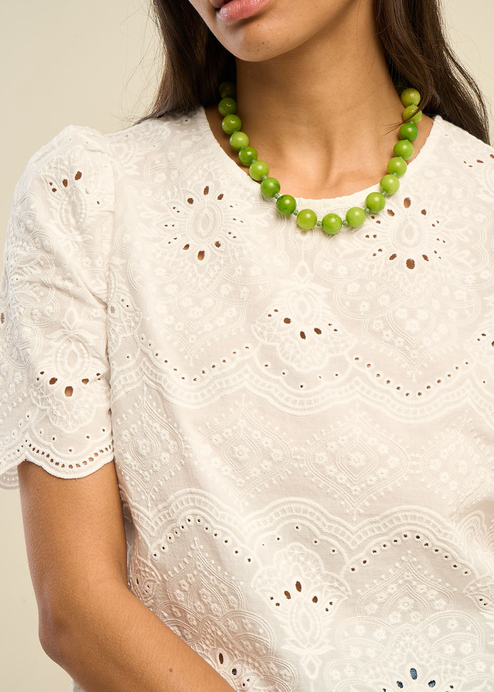 TOKIJA Blouse broderie anglaise - 2 - Sud Express - Sud Express