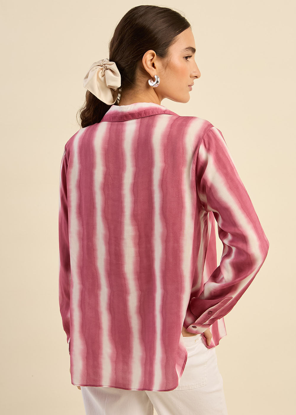 Top fluide à rayures tie and dye - Sud Express - 3 - Sud Express