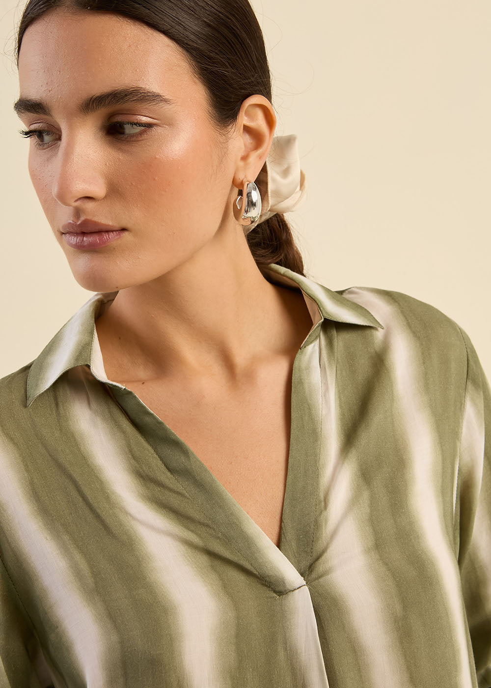 TAVALINE Top fluide à rayures tie and dye - 4 - Sud Express - Sud Express