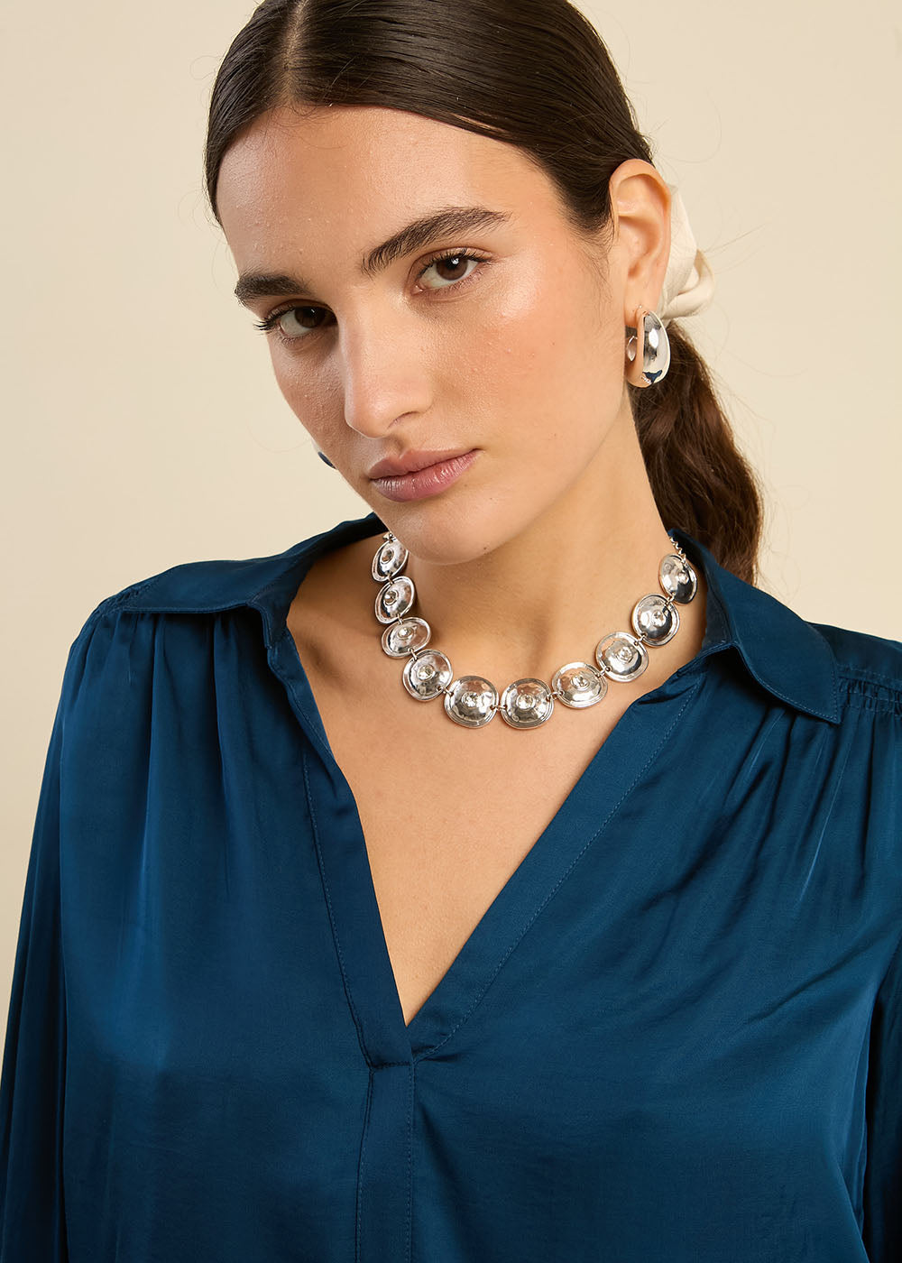 TEDY Blouse fluide à col V - 2 - Sud Express - Sud Express