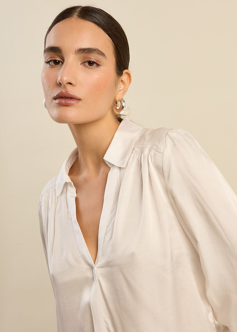 TEDY Blouse fluide à col V - 2 - Sud Express - Sud Express