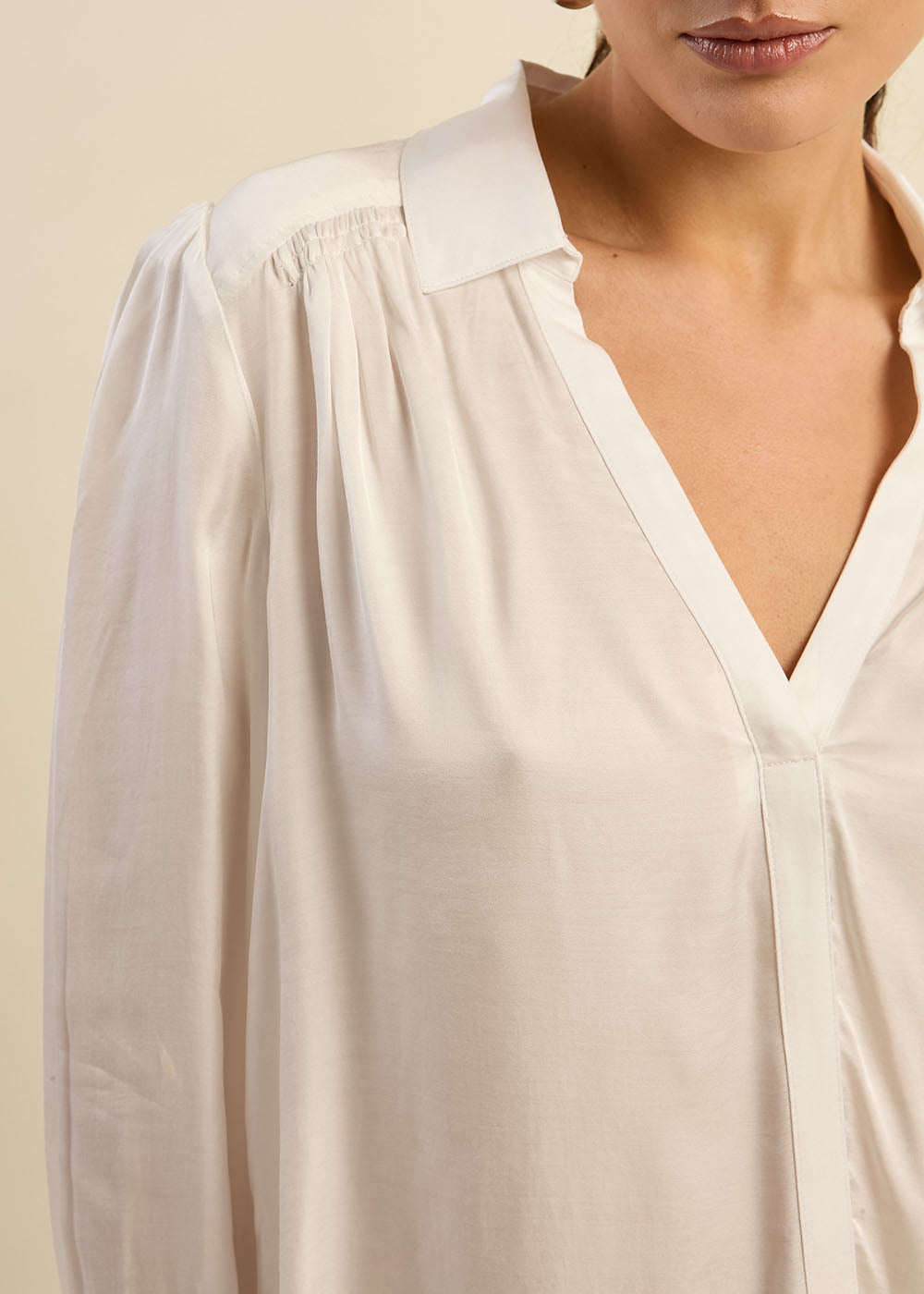 TEDY Blouse fluide à col V - 4 - Sud Express - Sud Express