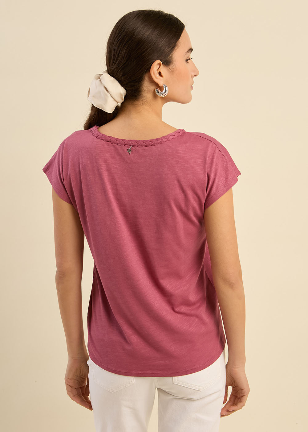 THIAMY T-shirt à col bateau brodé - 3 - Sud Express - Sud Express