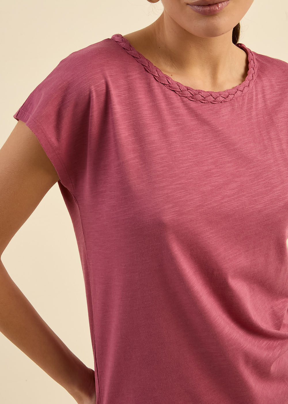 THIAMY T-shirt à col bateau brodé - 4 - Sud Express - Sud Express