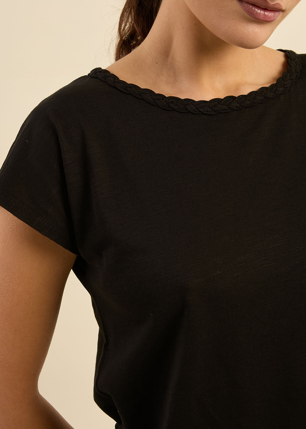 THIAMY T-shirt à col bateau brodé - 2 - Sud Express - Sud Express