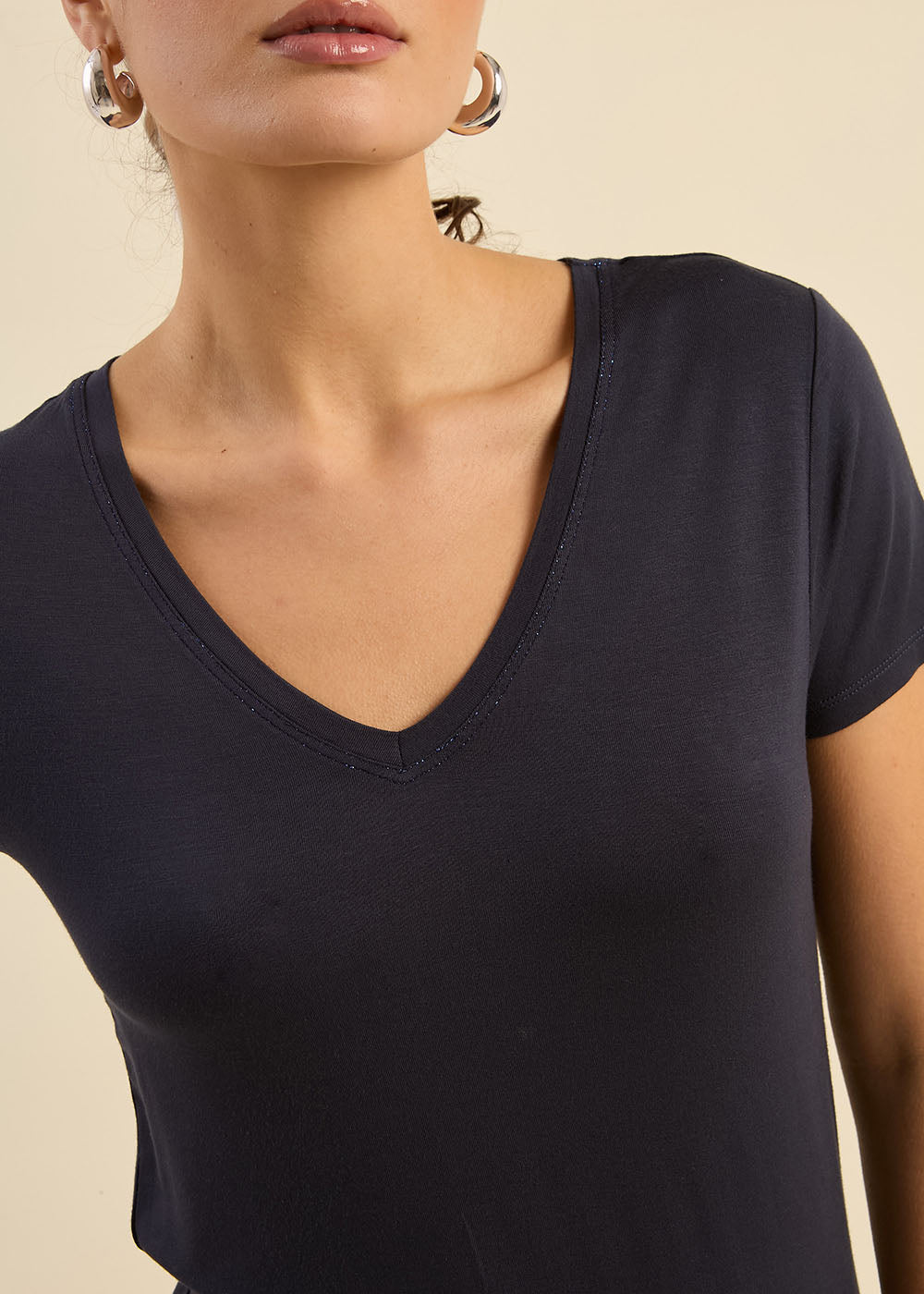 TABILY Tee-shirt col V - 2 - Sud Express - Sud Express