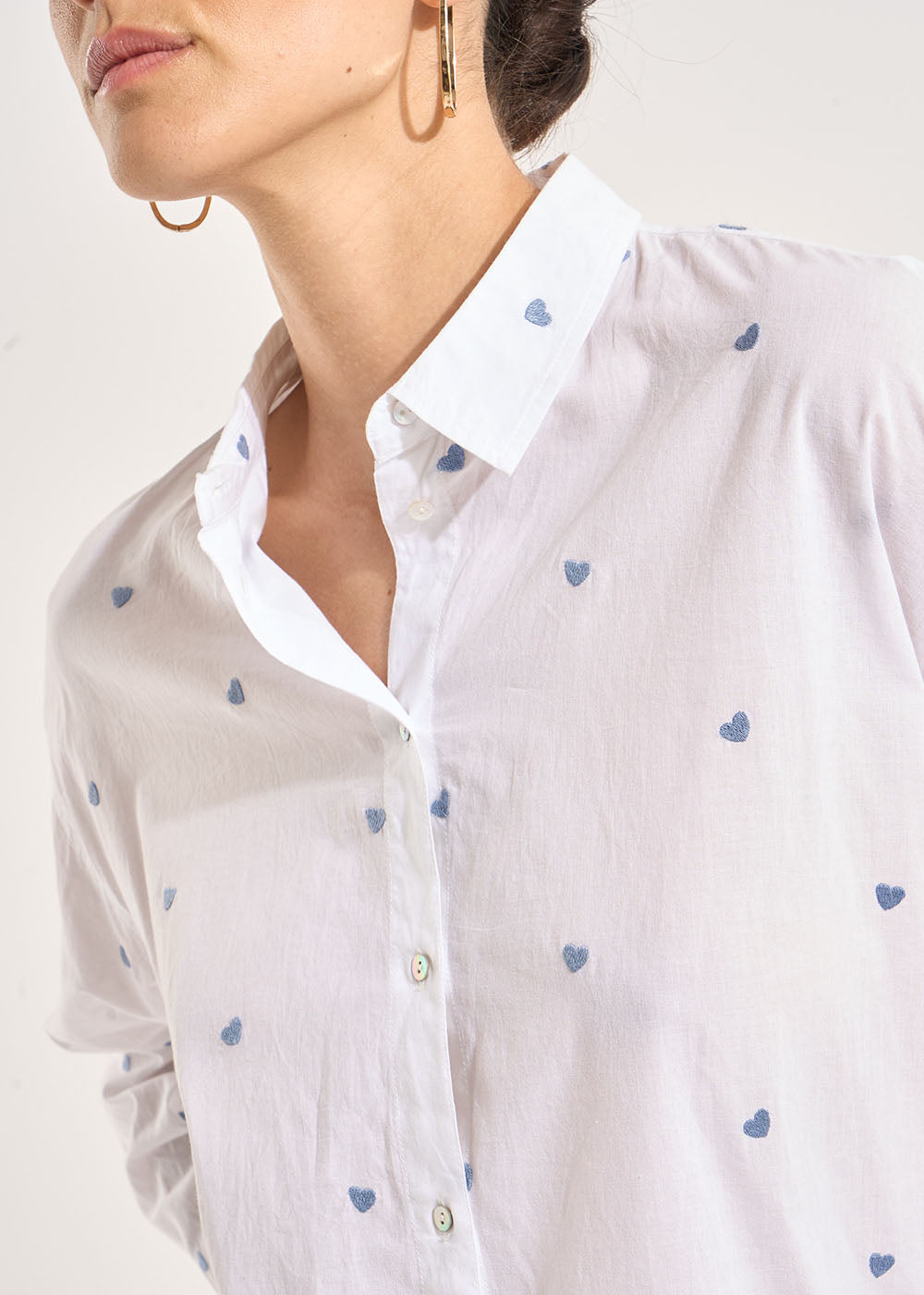 CASSIOPA Chemise motifs petits coeurs - 2 - Sud Express - Sud Express