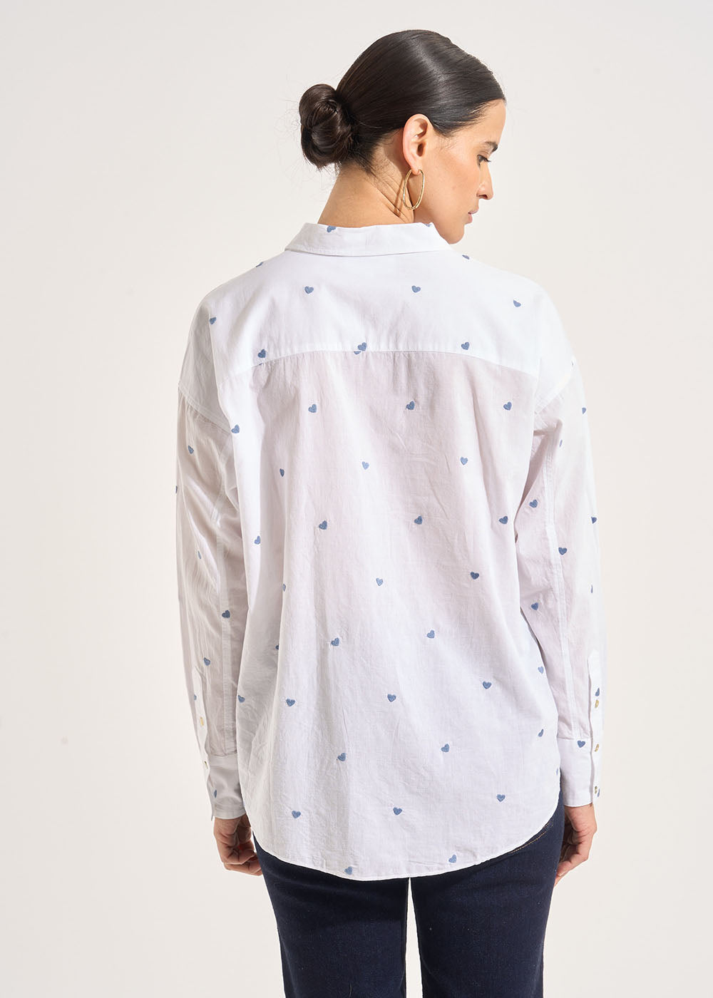 CASSIOPA Chemise motifs petits coeurs - 3 - Sud Express - Sud Express