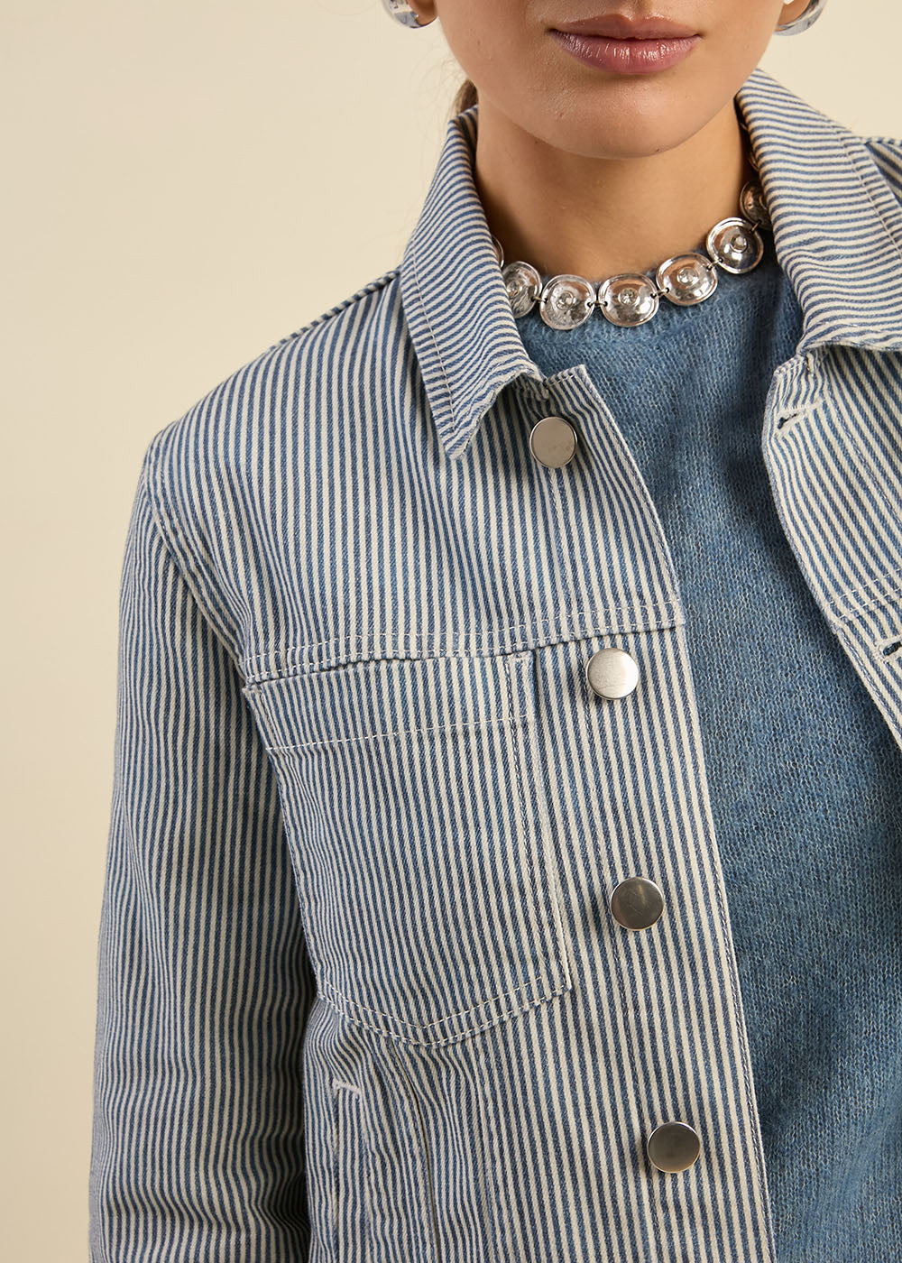 VENALI Blouson rayé - 2 - Sud Express - Sud Express