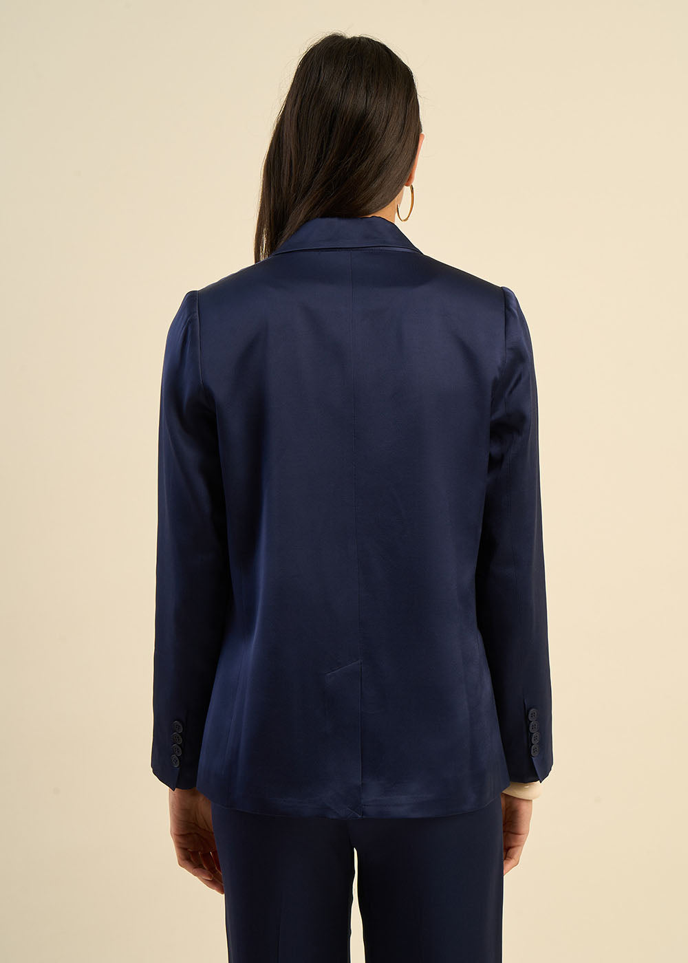 Veste de tailleur satinée - Sud Express - 3 - Sud Express