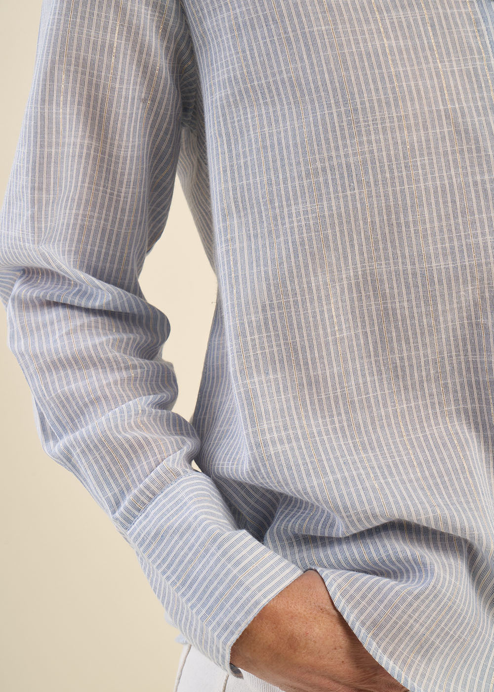 CARTALIA Chemise à rayures avec détail lurex - 2 - Sud Express - Sud Express