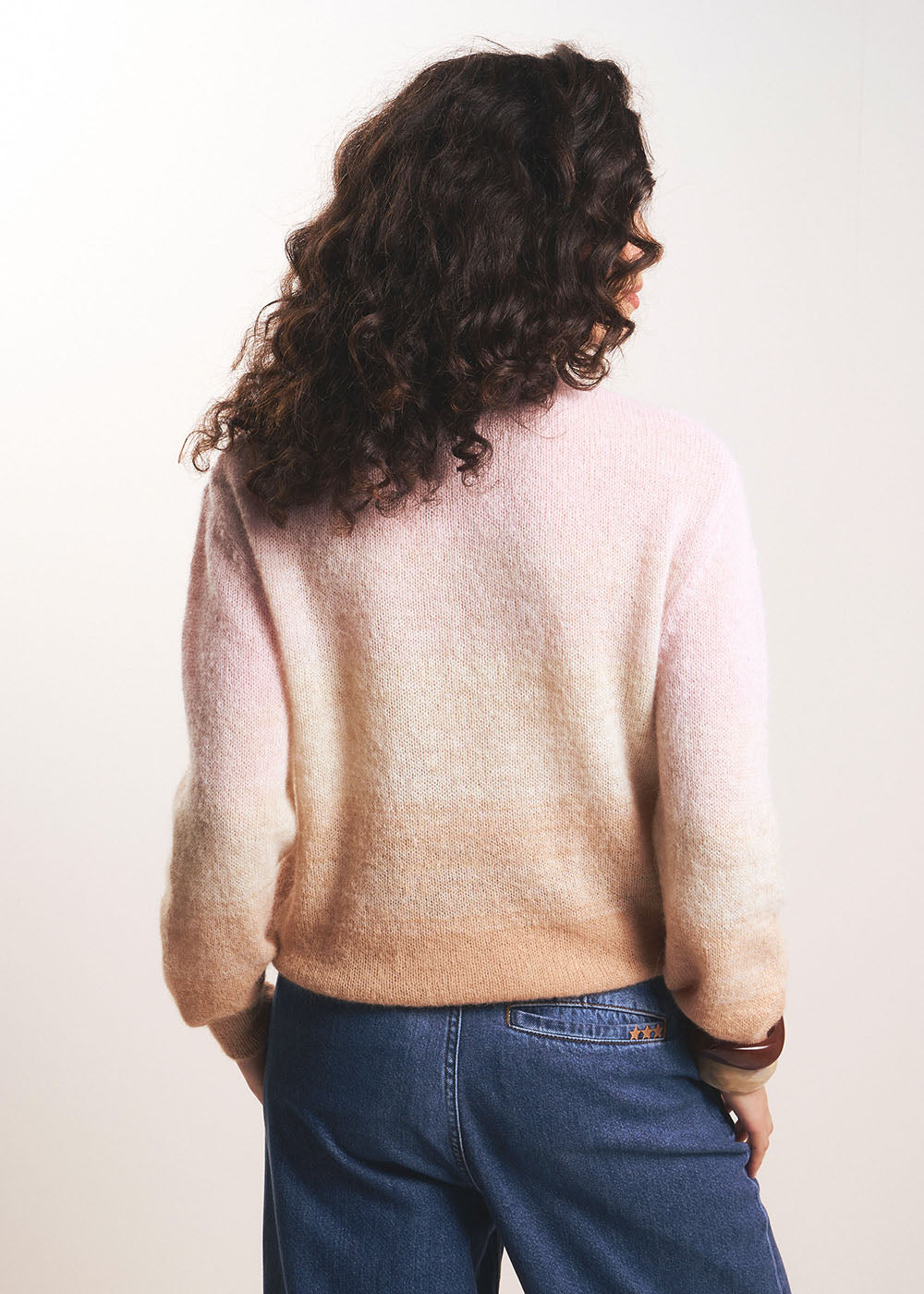 MAURICETTA Pull dégradé à col rond et manches longues - 3 - Sud Express - Sud Express