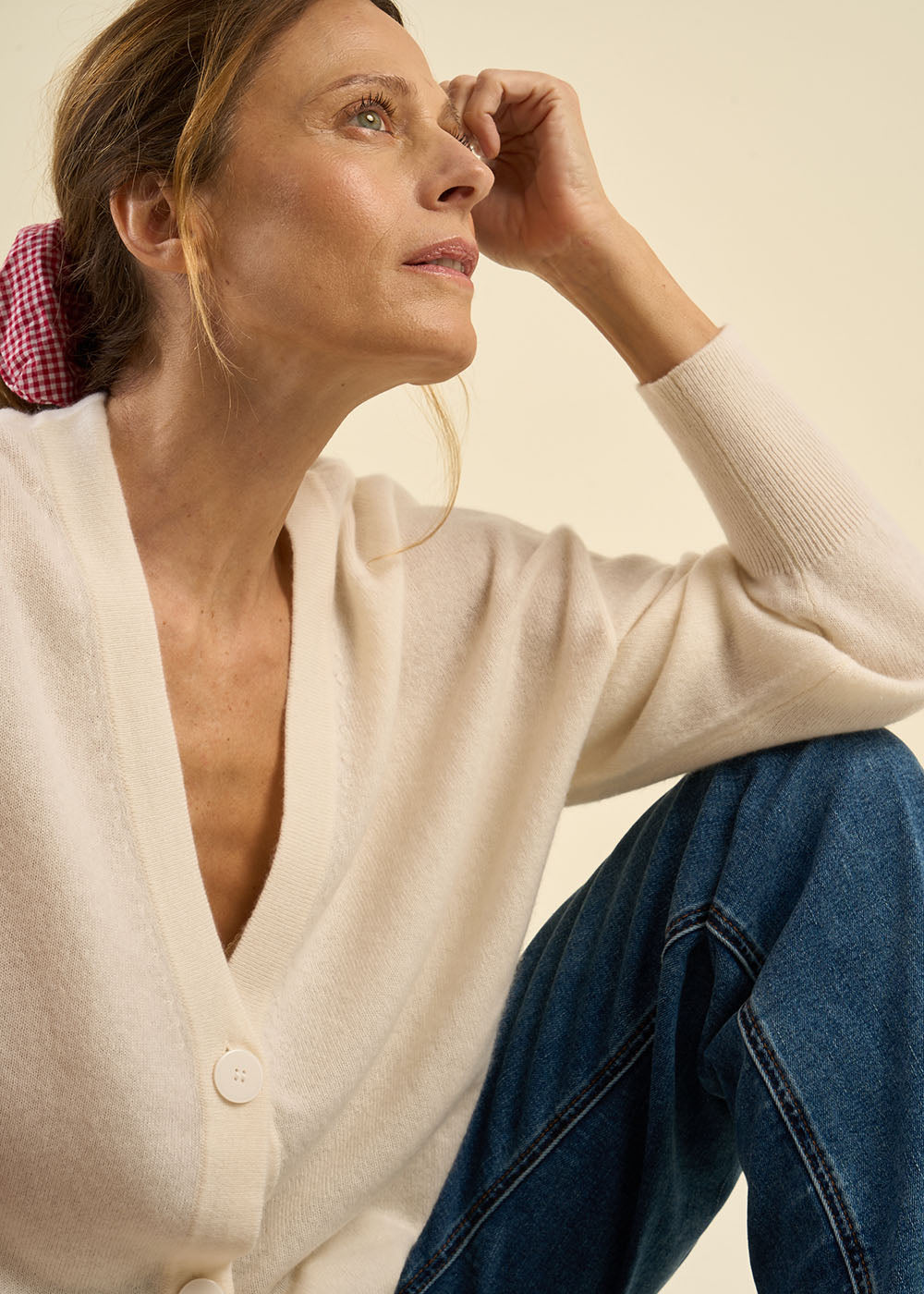 GRAMMOUY Cardigan à col en V 100% cachemire - 4 - Sud Express - Sud Express