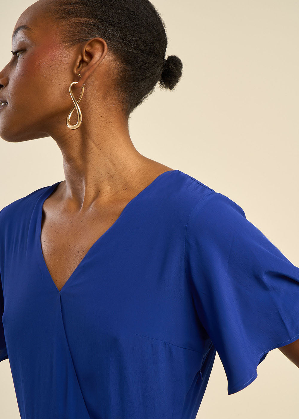 GABI Robe longue fluide à volant - 2 - Sud Express - Sud Express