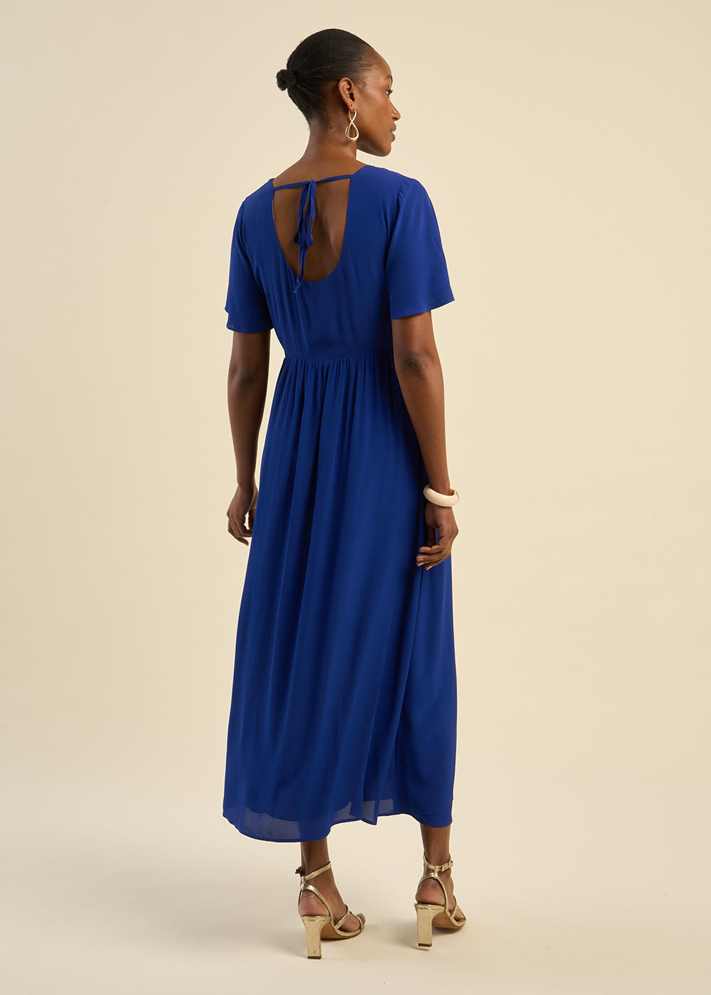 GABI Robe longue fluide à volant - 3 - Sud Express - Sud Express