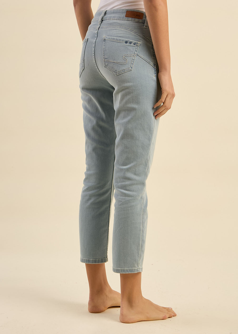 Jean slim 7/8 cinq poches - Sud Express - 6 - Sud Express