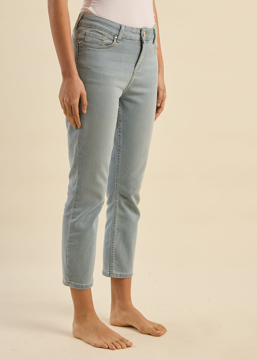 Jean slim 7/8 cinq poches - Sud Express - 7 - Sud Express