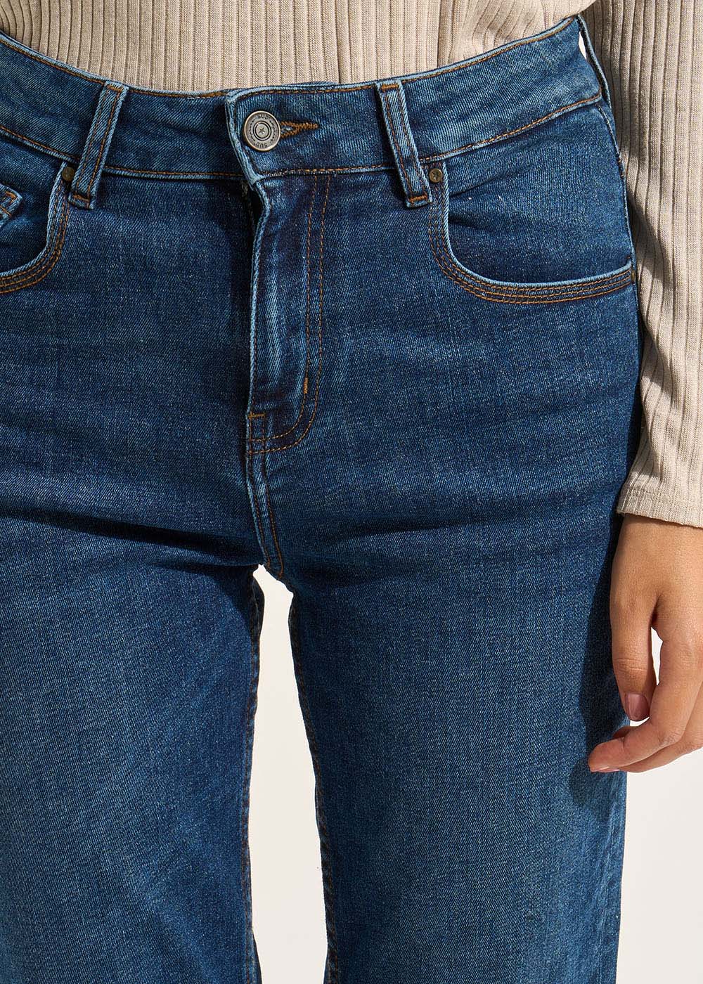 DEBBY  Jean droit taille haute cinq poches - 2 - Sud Express - Sud Express