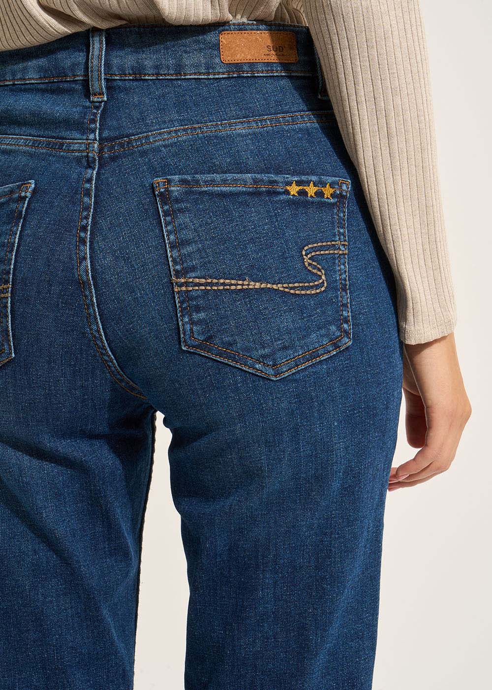 DEBBY  Jean droit taille haute cinq poches - 4 - Sud Express - Sud Express