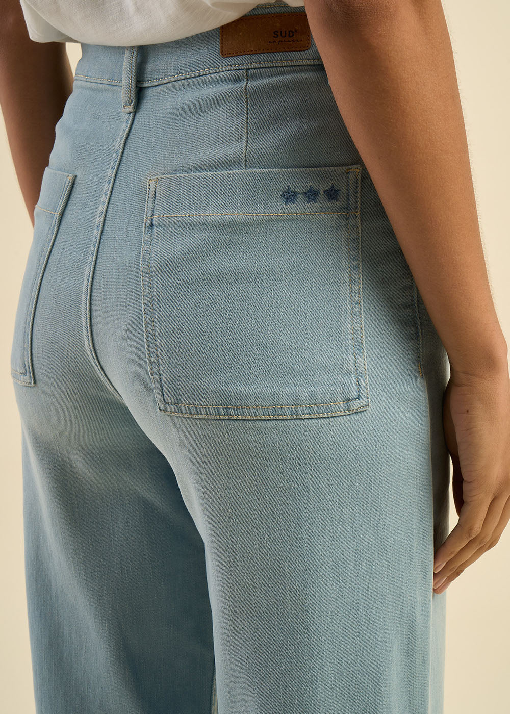 Jean large taille haute - Sud Express - 5 - Sud Express