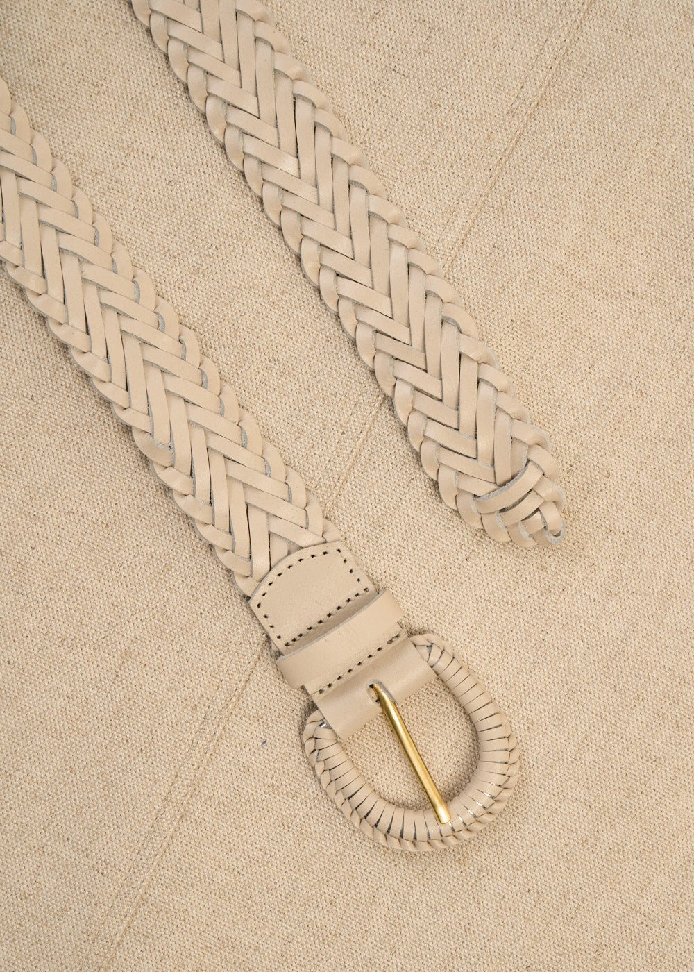 CAMEN Ceinture tressée en cuir - 2 - Sud Express - Sud Express