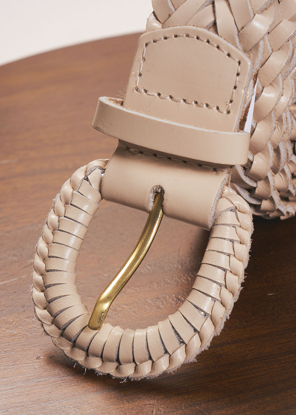 CAMEN Ceinture tressée en cuir - 3 - Sud Express - Sud Express